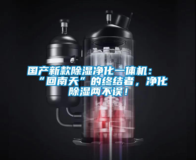 國產(chǎn)新款除濕凈化一體機：“回南天”的終結(jié)者，凈化除濕兩不誤！