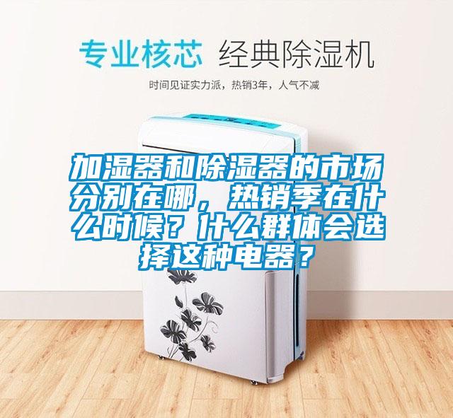 加濕器和除濕器的市場分別在哪，熱銷季在什么時候？什么群體會選擇這種電器？