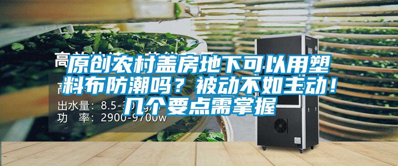 原創(chuàng)農(nóng)村蓋房地下可以用塑料布防潮嗎？被動不如主動！幾個要點需掌握
