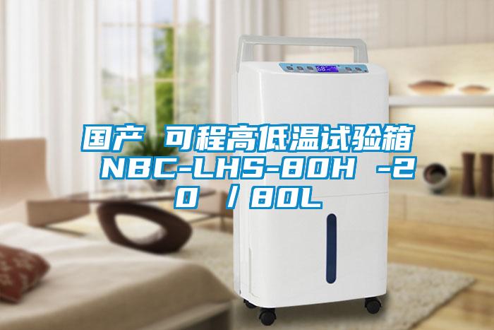 國(guó)產(chǎn) 可程高低溫試驗(yàn)箱 NBC-LHS-80H -20℃／80L