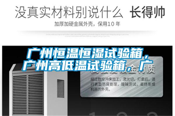 廣州恒溫恒濕試驗箱，廣州高低溫試驗箱，廣