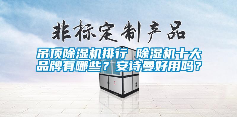 吊頂除濕機排行 除濕機十大品牌有哪些？安詩曼好用嗎？