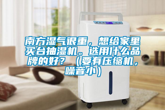 南方濕氣很重，想給家里買臺抽濕機。選用什么品牌的好？（要有壓縮機，噪音小）