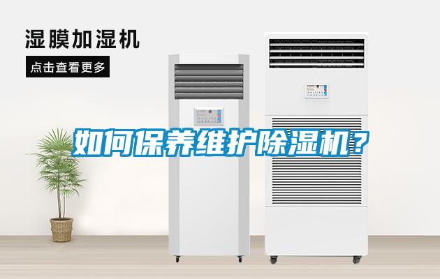如何保養(yǎng)維護除濕機？