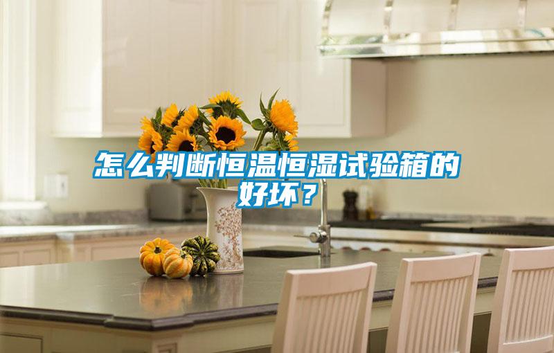 怎么判斷恒溫恒濕試驗箱的好壞？