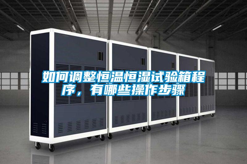 如何調(diào)整恒溫恒濕試驗箱程序，有哪些操作步驟
