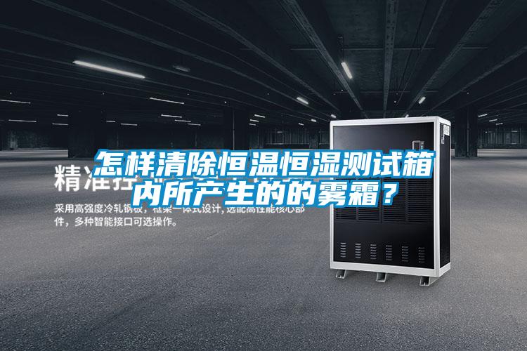 怎樣清除恒溫恒濕測試箱內(nèi)所產(chǎn)生的的霧霜？