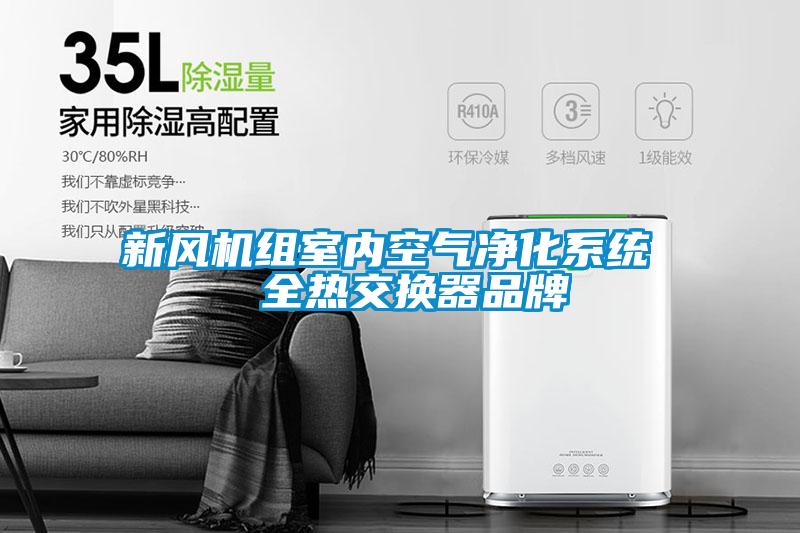 新風(fēng)機(jī)組室內(nèi)空氣凈化系統(tǒng)  全熱交換器品牌