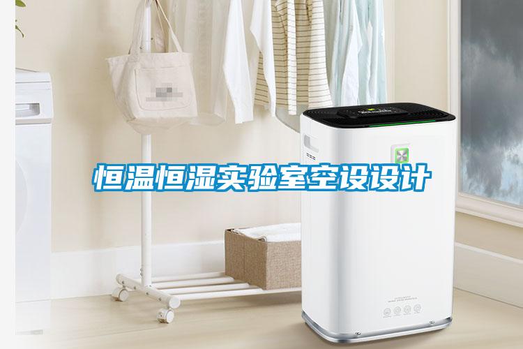 恒溫恒濕實驗室空設設計