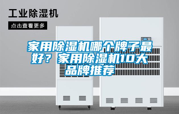 家用除濕機哪個牌子最好？家用除濕機10大品牌推薦