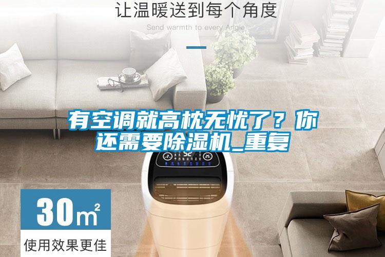 有空調(diào)就高枕無憂了？你還需要除濕機(jī)_重復(fù)