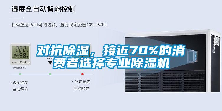 對抗除濕，接近70%的消費(fèi)者選擇專業(yè)除濕機(jī)