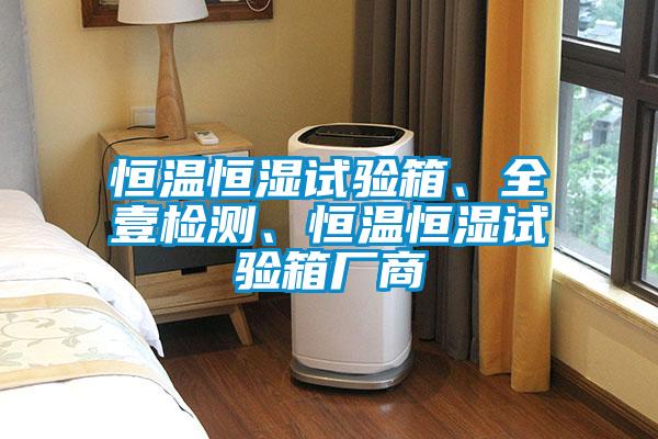 恒溫恒濕試驗(yàn)箱、全壹檢測(cè)、恒溫恒濕試驗(yàn)箱廠商