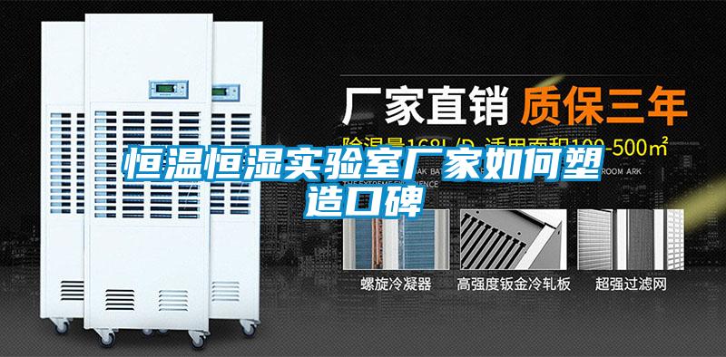 恒溫恒濕實(shí)驗(yàn)室廠家如何塑造口碑