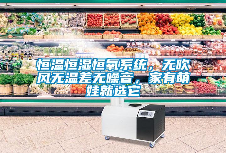 恒溫恒濕恒氧系統(tǒng)，無吹風無溫差無噪音，家有萌娃就選它