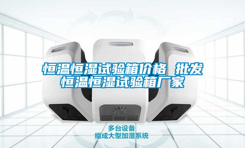 恒溫恒濕試驗(yàn)箱價格 批發(fā)恒溫恒濕試驗(yàn)箱廠家