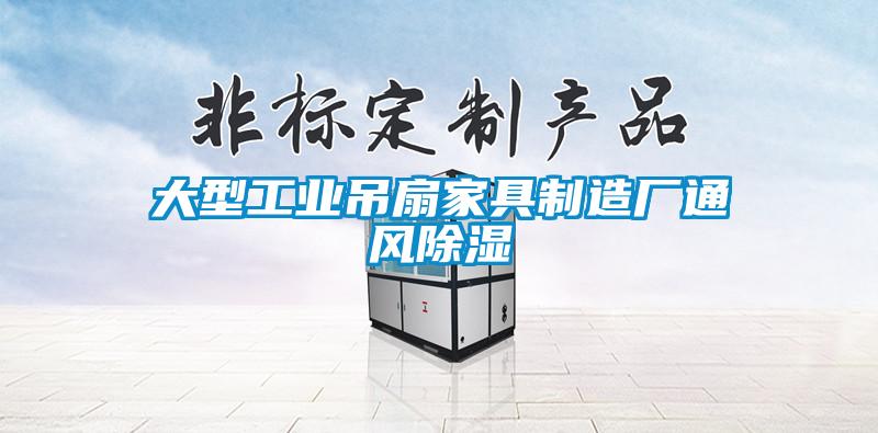 大型工業(yè)吊扇家具制造廠通風除濕