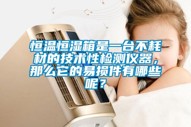 恒溫恒濕箱是一臺(tái)不耗材的技術(shù)性檢測儀器，那么它的易損件有哪些呢？