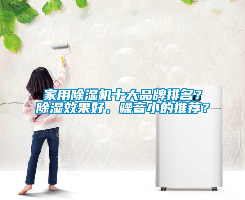 家用除濕機十大品牌排名？除濕效果好，噪音小的推薦？