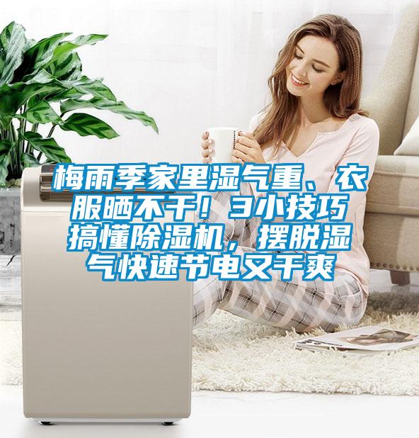 梅雨季家里濕氣重、衣服曬不干！3小技巧搞懂除濕機，擺脫濕氣快速節(jié)電又干爽