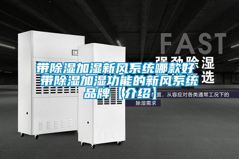 帶除濕加濕新風系統(tǒng)哪款好 帶除濕加濕功能的新風系統(tǒng)品牌【介紹】
