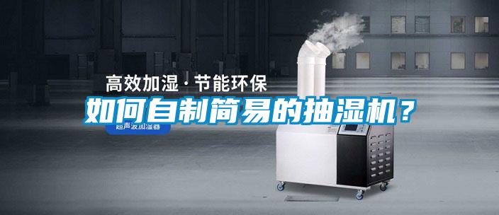 如何自制簡易的抽濕機？