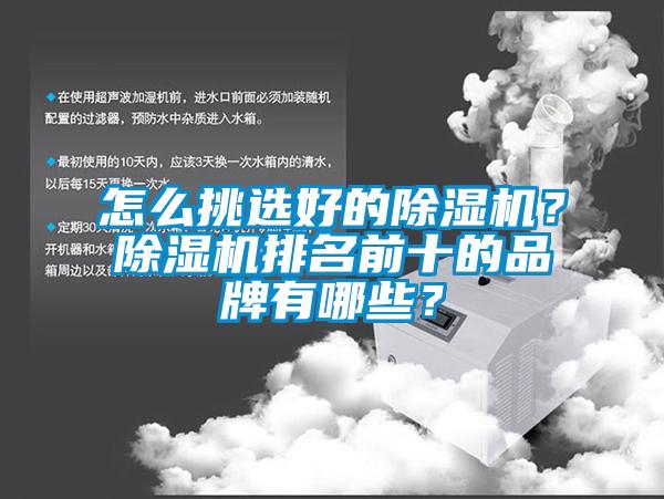 怎么挑選好的除濕機？除濕機排名前十的品牌有哪些？