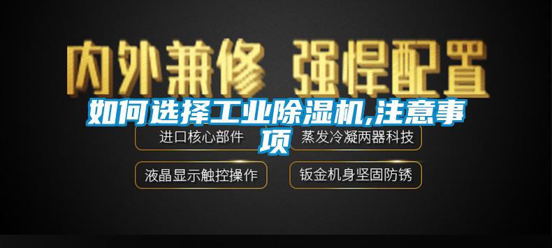 如何選擇工業(yè)除濕機(jī),注意事項