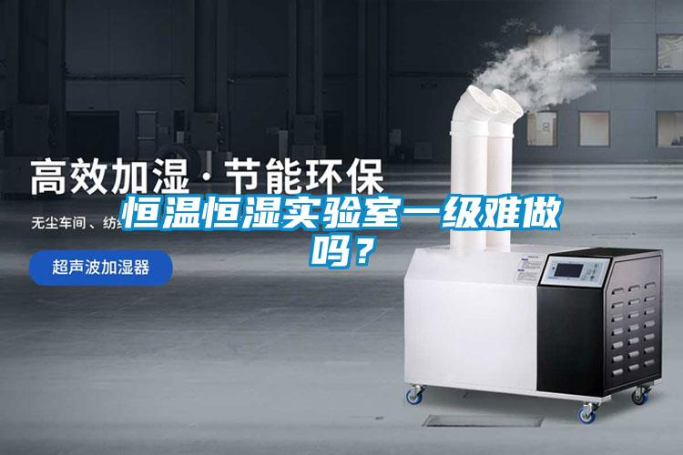恒溫恒濕實(shí)驗(yàn)室一級難做嗎？