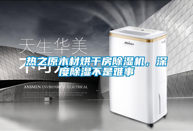 熱之原木材烘干房除濕機，深度除濕不是難事