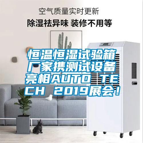 恒溫恒濕試驗(yàn)箱廠家攜測試設(shè)備亮相AUTO TECH 2019展會！