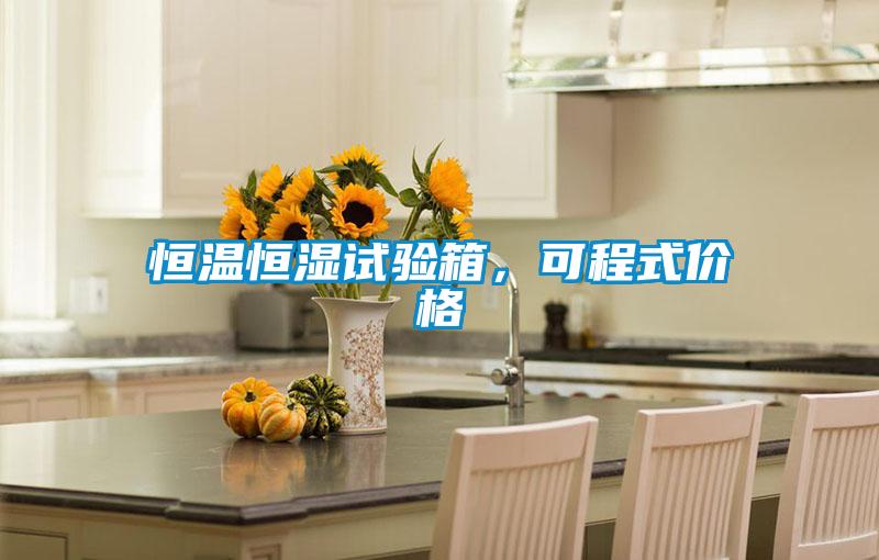 恒溫恒濕試驗箱，可程式價格