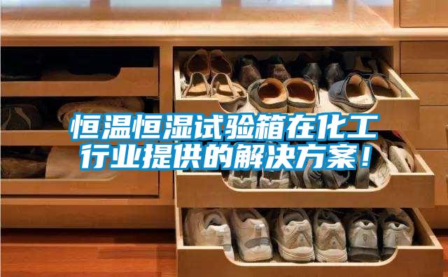 恒溫恒濕試驗箱在化工行業(yè)提供的解決方案！