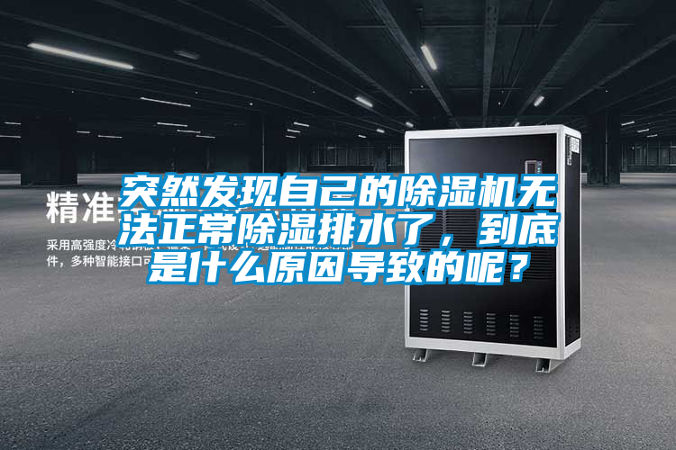 突然發(fā)現(xiàn)自己的除濕機(jī)無(wú)法正常除濕排水了，到底是什么原因?qū)е碌哪兀?></div>
								<div   id=