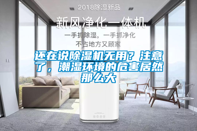 還在說除濕機無用？注意了，潮濕環(huán)境的危害居然那么大