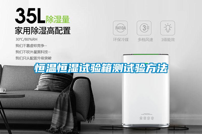 恒溫恒濕試驗(yàn)箱測試驗(yàn)方法