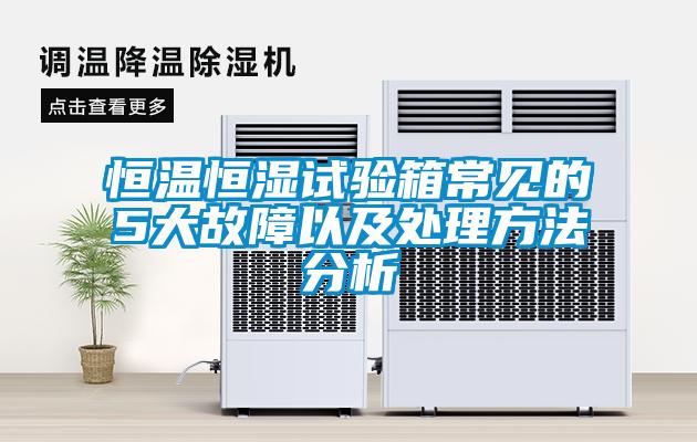 恒溫恒濕試驗(yàn)箱常見的5大故障以及處理方法分析