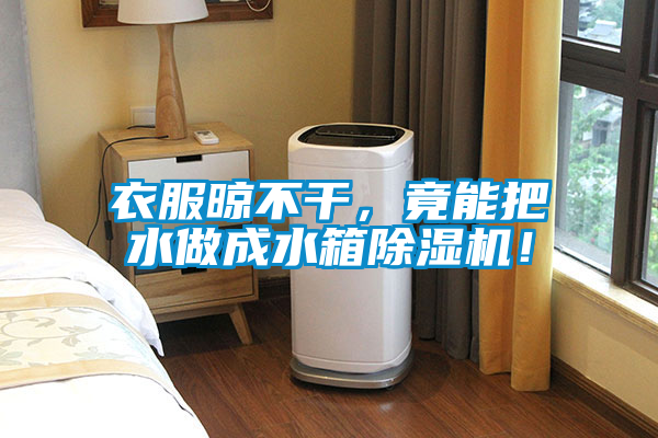 衣服晾不干，竟能把水做成水箱除濕機！