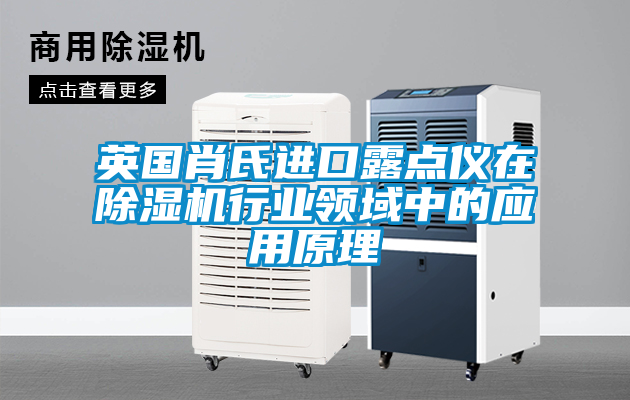 英國肖氏進(jìn)口露點(diǎn)儀在除濕機(jī)行業(yè)領(lǐng)域中的應(yīng)用原理