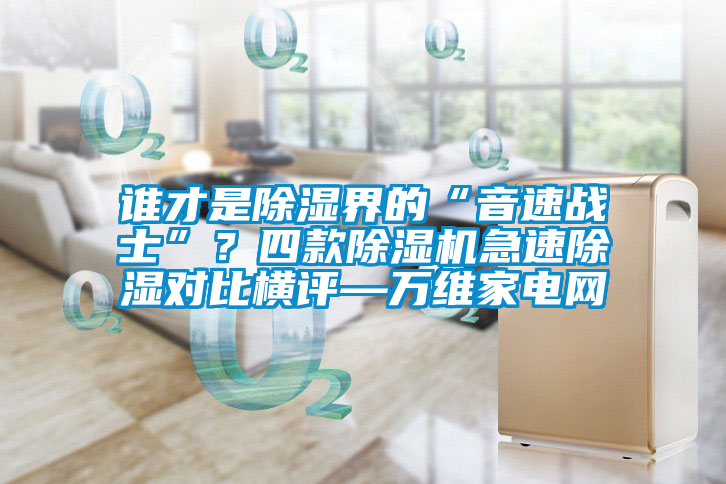 誰才是除濕界的“音速戰(zhàn)士”？四款除濕機急速除濕對比橫評—萬維家電網(wǎng)