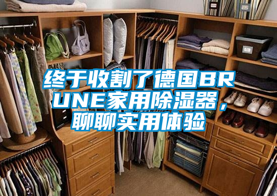 終于收割了德國BRUNE家用除濕器，聊聊實(shí)用體驗(yàn)