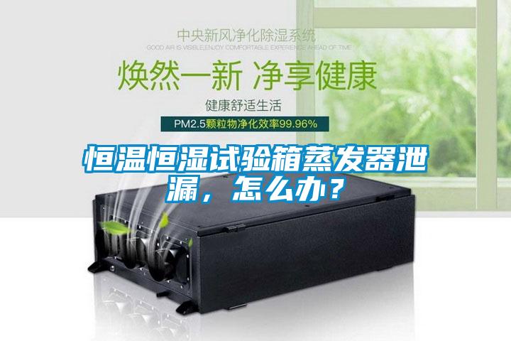 恒溫恒濕試驗(yàn)箱蒸發(fā)器泄漏，怎么辦？