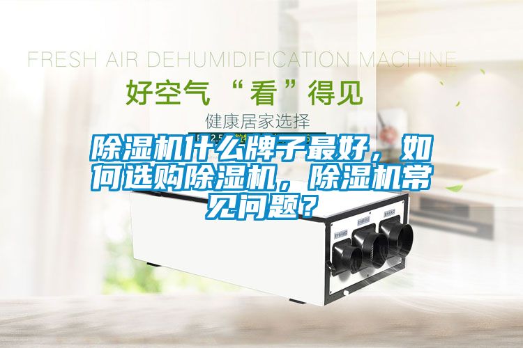 除濕機(jī)什么牌子最好，如何選購除濕機(jī)，除濕機(jī)常見問題？