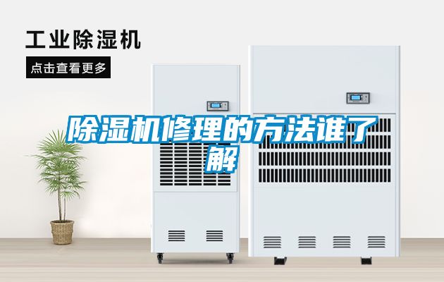 除濕機(jī)修理的方法誰(shuí)了解