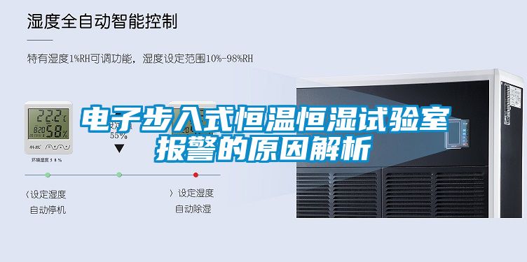 電子步入式恒溫恒濕試驗室報警的原因解析