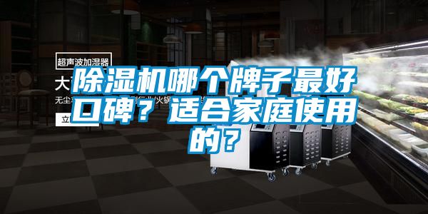 除濕機(jī)哪個(gè)牌子最好口碑？適合家庭使用的？