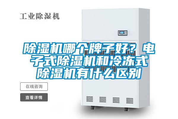 除濕機(jī)哪個(gè)牌子好？電子式除濕機(jī)和冷凍式除濕機(jī)有什么區(qū)別