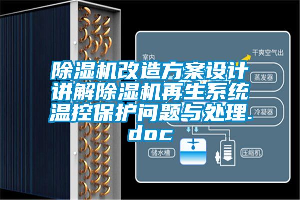 除濕機(jī)改造方案設(shè)計(jì)講解除濕機(jī)再生系統(tǒng)溫控保護(hù)問題與處理.doc