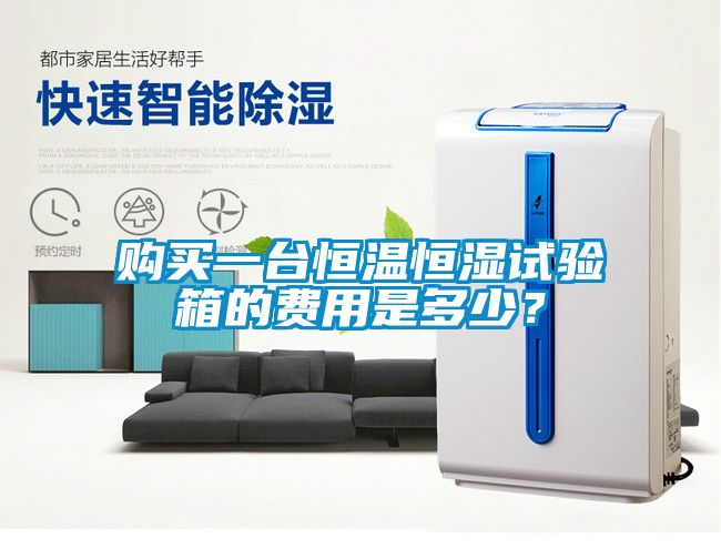 購買一臺(tái)恒溫恒濕試驗(yàn)箱的費(fèi)用是多少？