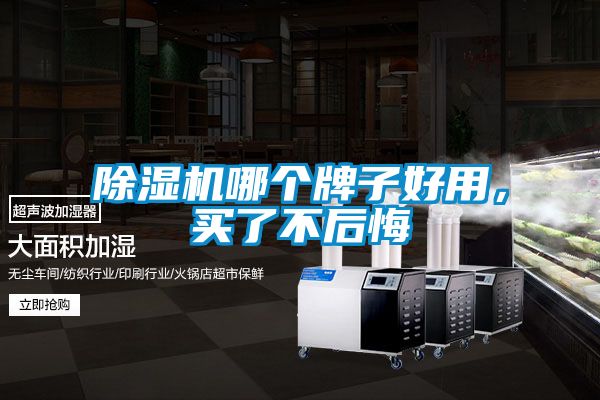 除濕機哪個牌子好用，買了不后悔